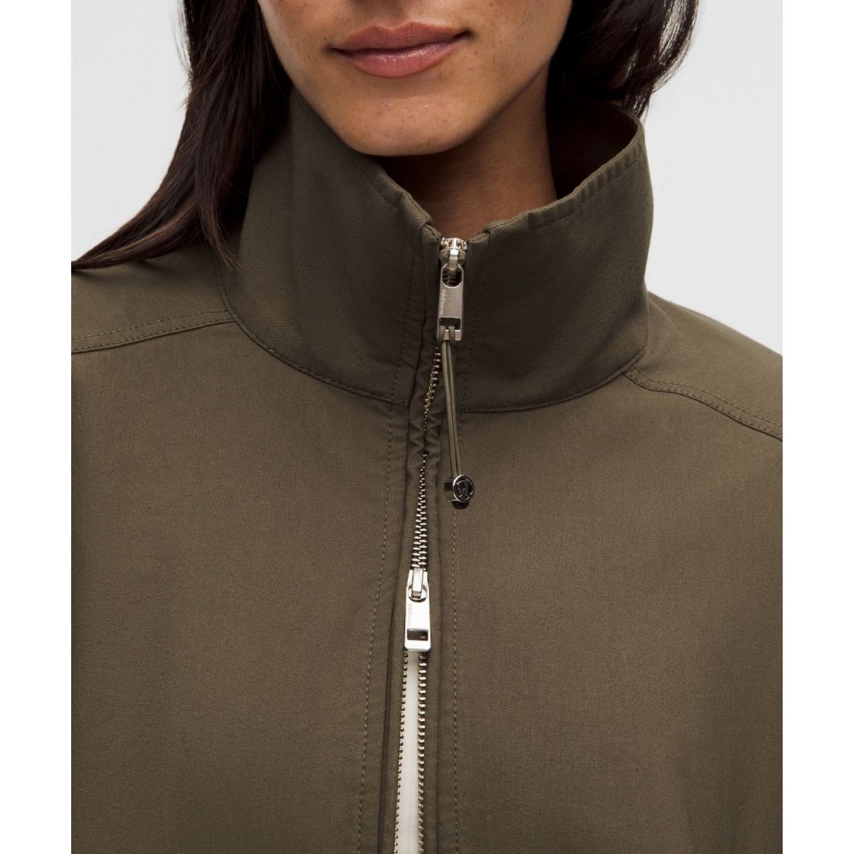 룰루레몬(LULULEMON) LuluLinen 퍼넬넥 재킷  OVBR