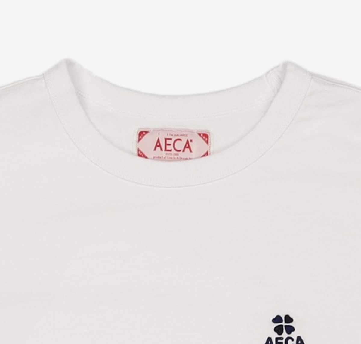 에이카화이트(AECA) 반소매 티셔츠 XL
