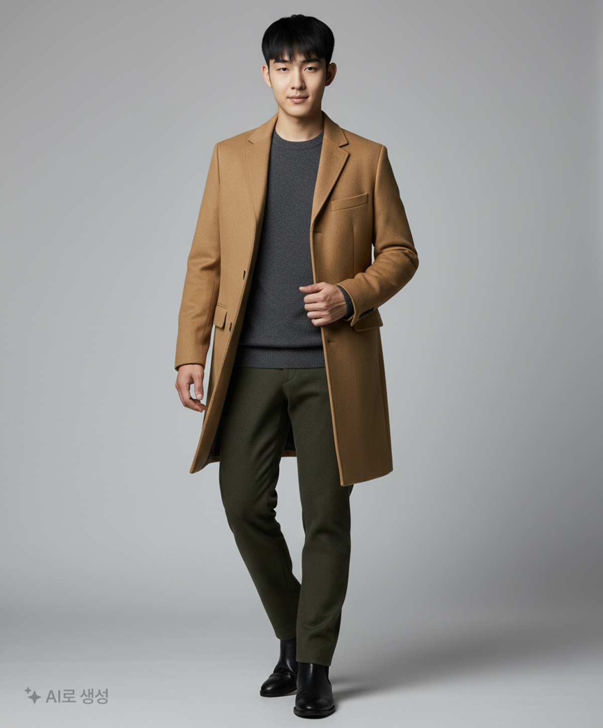 에이치앤엠(H&M) 겨울 싱글 코트 40S