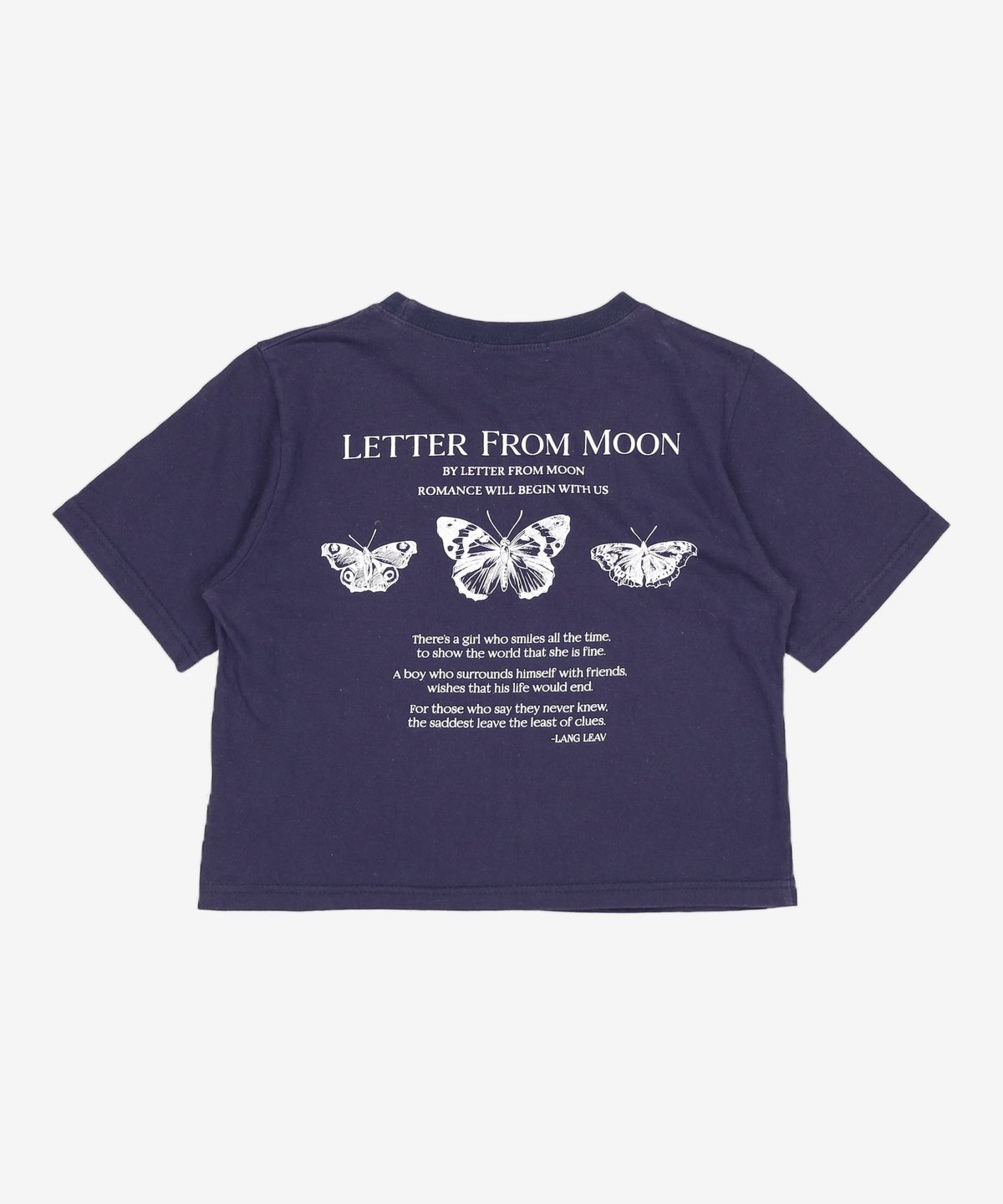 레터프롬문(LETTER FROM MOON) 반소매 티셔츠 XS