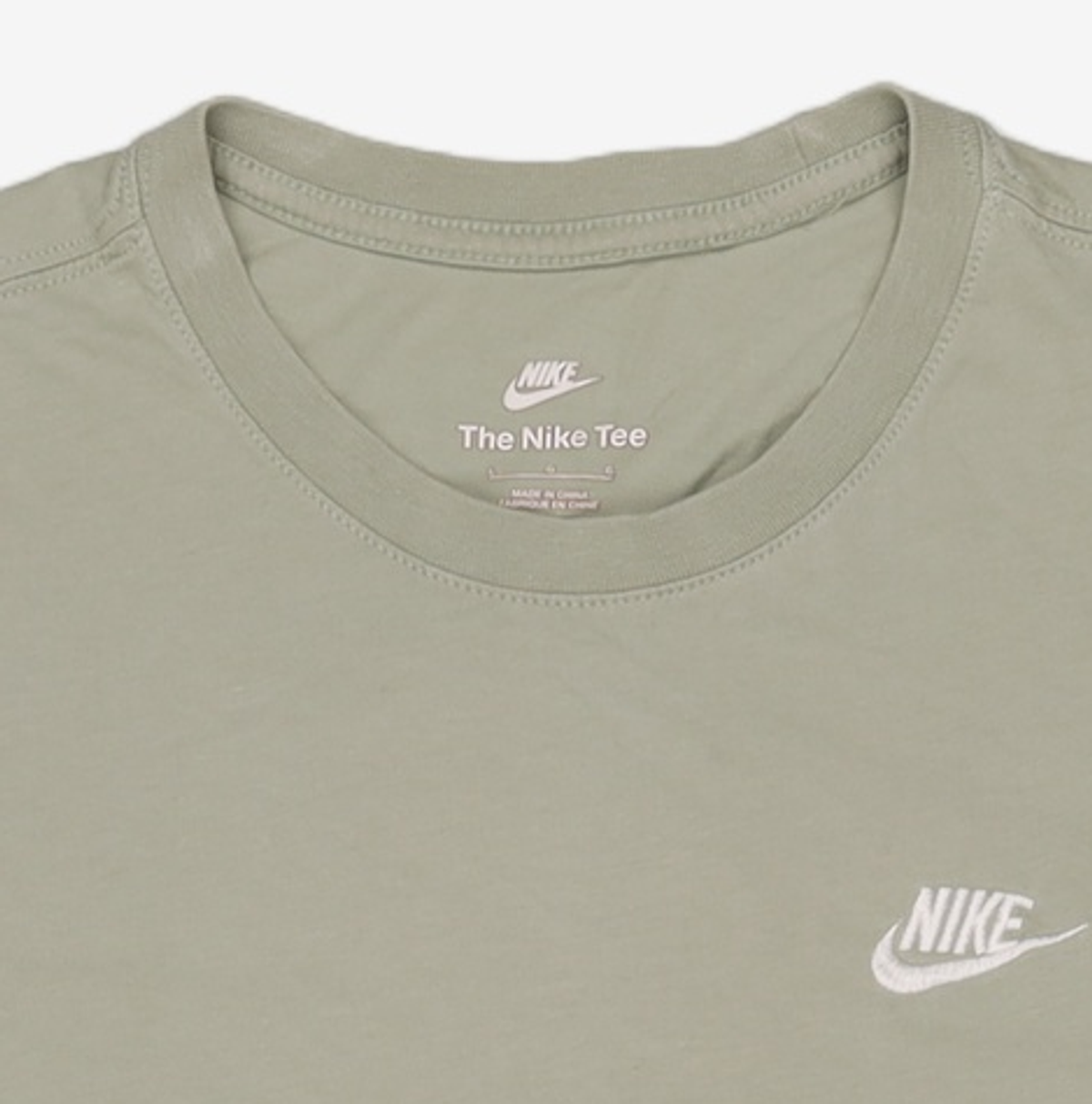 나이키(NIKE) 스포츠웨어 클럽 티셔츠 M - 제이드 호라이즌 / AR4999-371 L