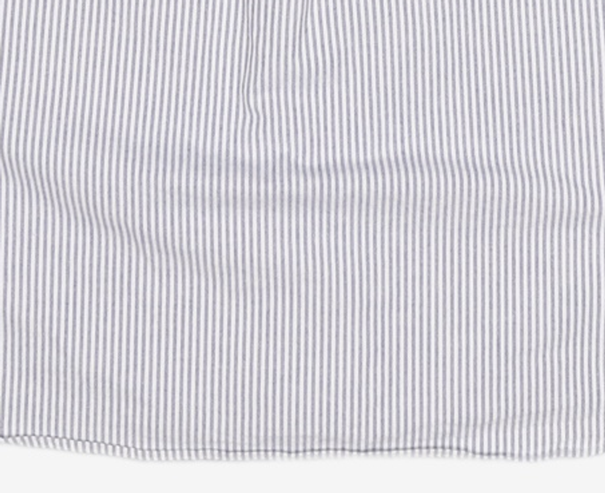 프리즘웍스(FRIZMWORKS) STRIPE COTTON RELAXED SHIRT _ BLUE L
