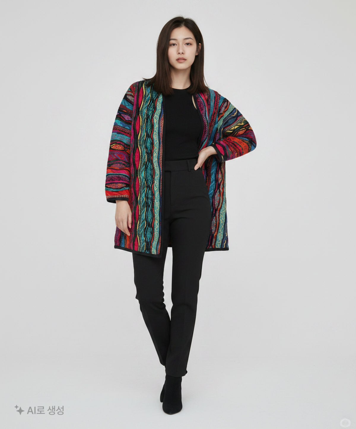 쿠지(COOGI) 카디건 M