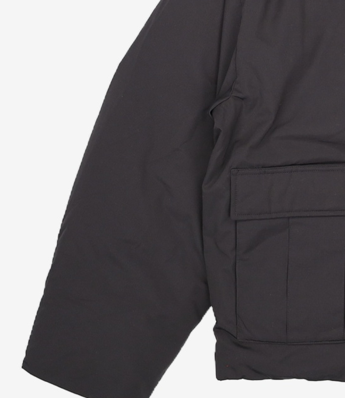 칼라파타르(KALAPATTHAR) Poly Cotton RIB Insulation Short-Jacket - BLACK M