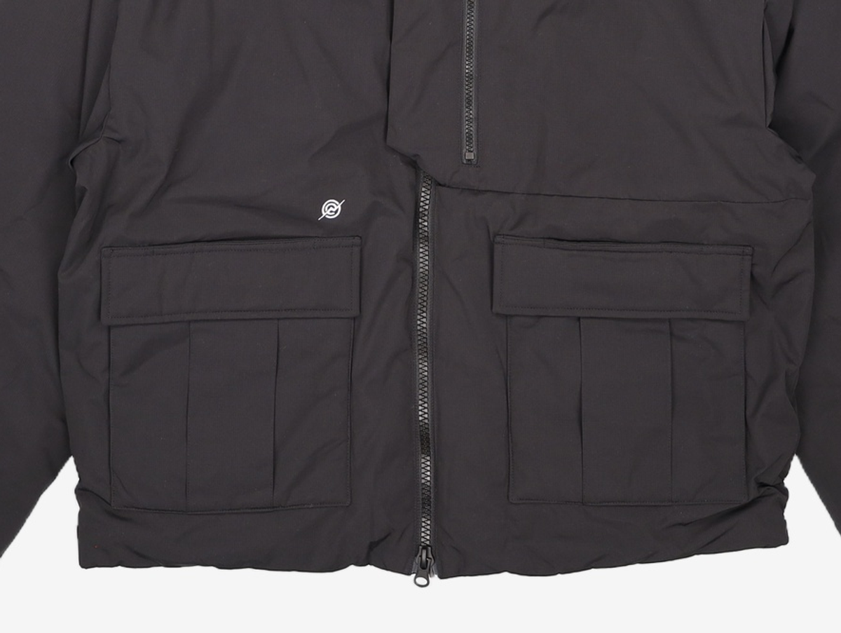 칼라파타르(KALAPATTHAR) Poly Cotton RIB Insulation Short-Jacket - BLACK M