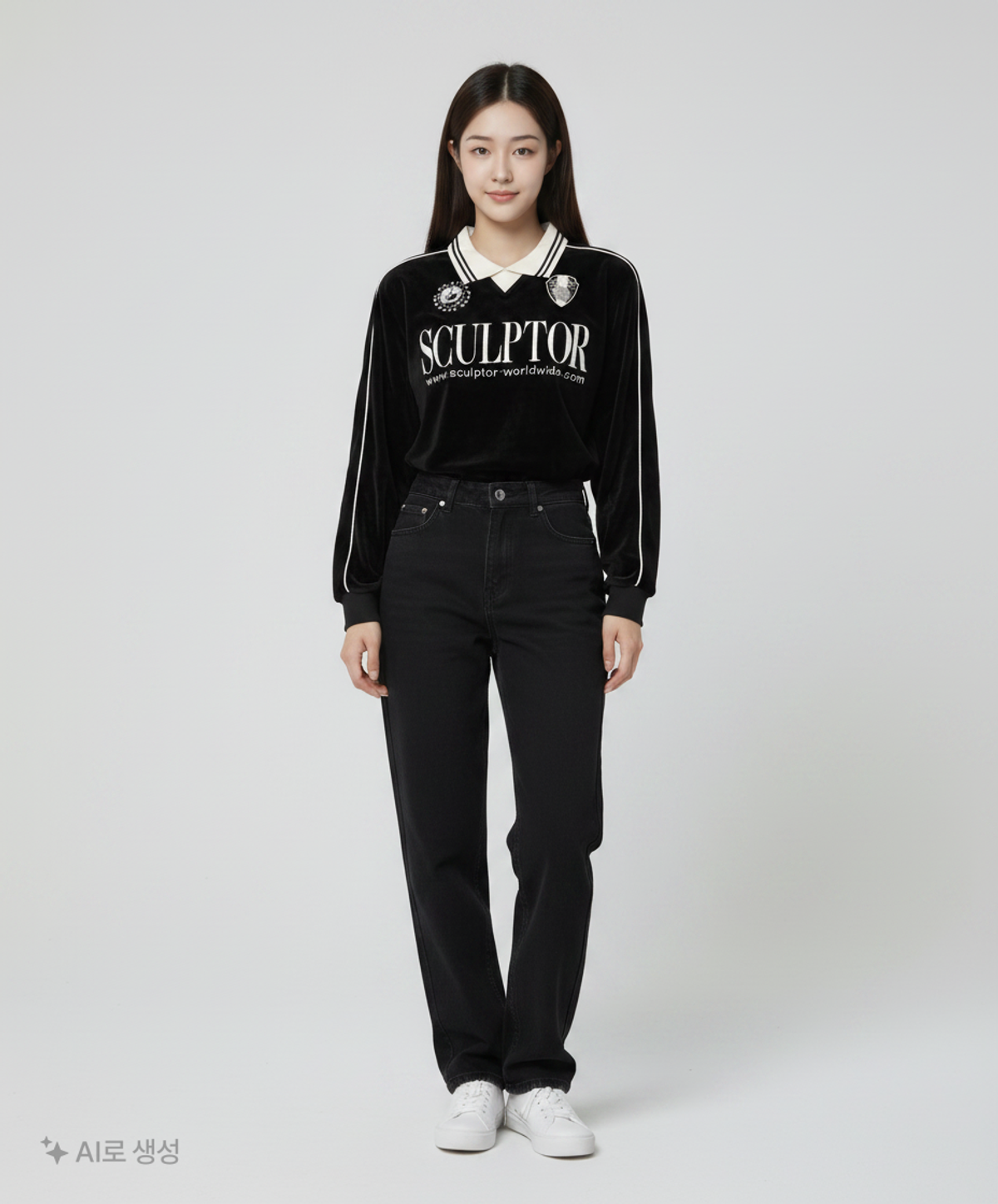 스컬프터(SCULPTOR) 피케/카라 티셔츠 L