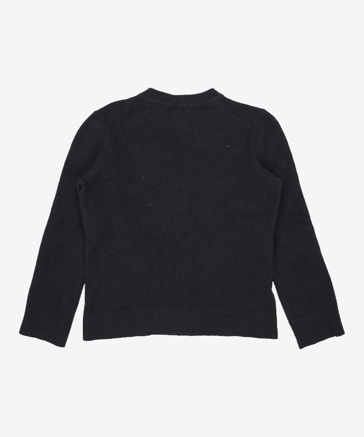 메종 키츠네(MAISON KITSUNE) 프로필 포츠 패치 램스울 니트 블랙 / FM00503KT1014-BK M