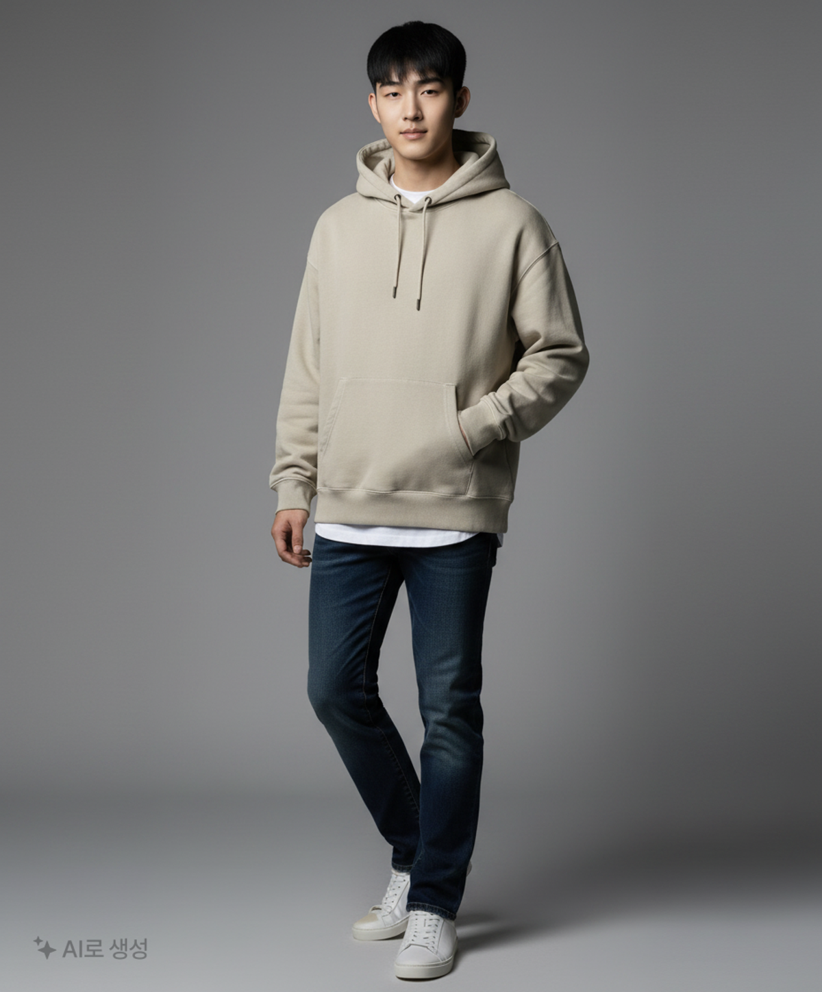 프리즘웍스(FRIZMWORKS) OG PIGMENT DYEING HOODY 002 _ BEIGE M