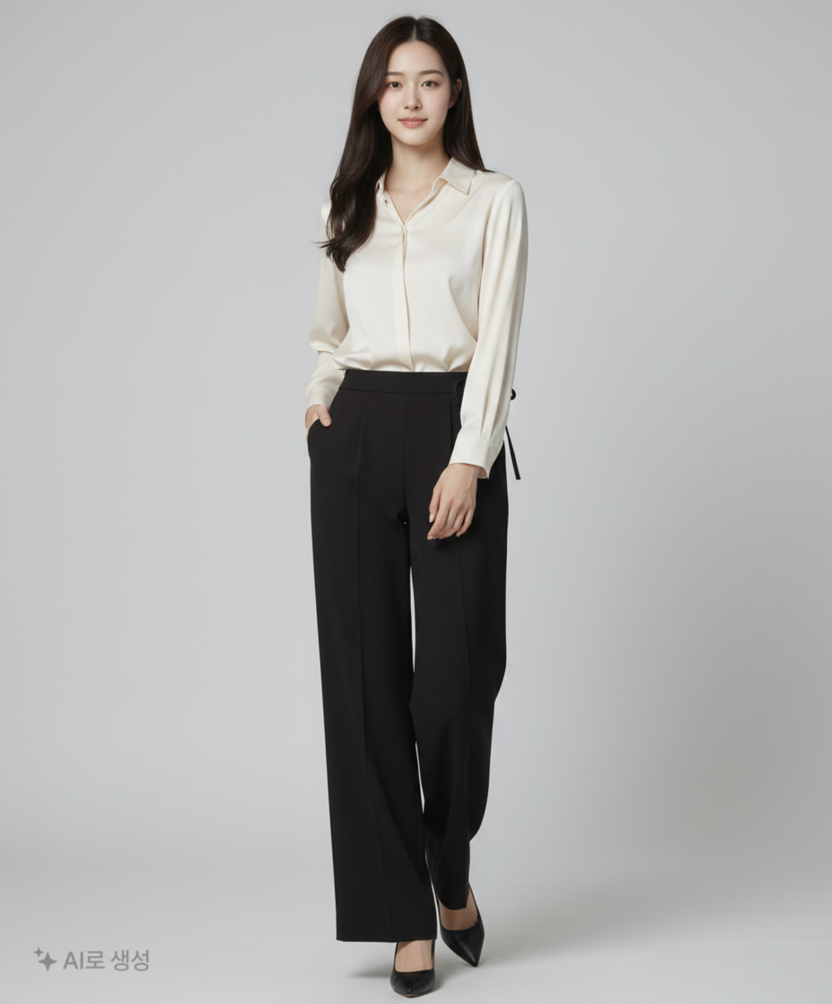 미쏘(MIXXO) 10부 벨티드 와이드 슬랙스 MIWTWC912B 28