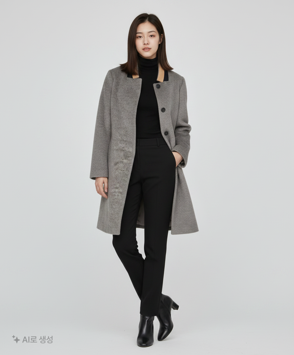 올리브 데 올리브(OLIVE DES OLIVE) 겨울 기타 코트 M