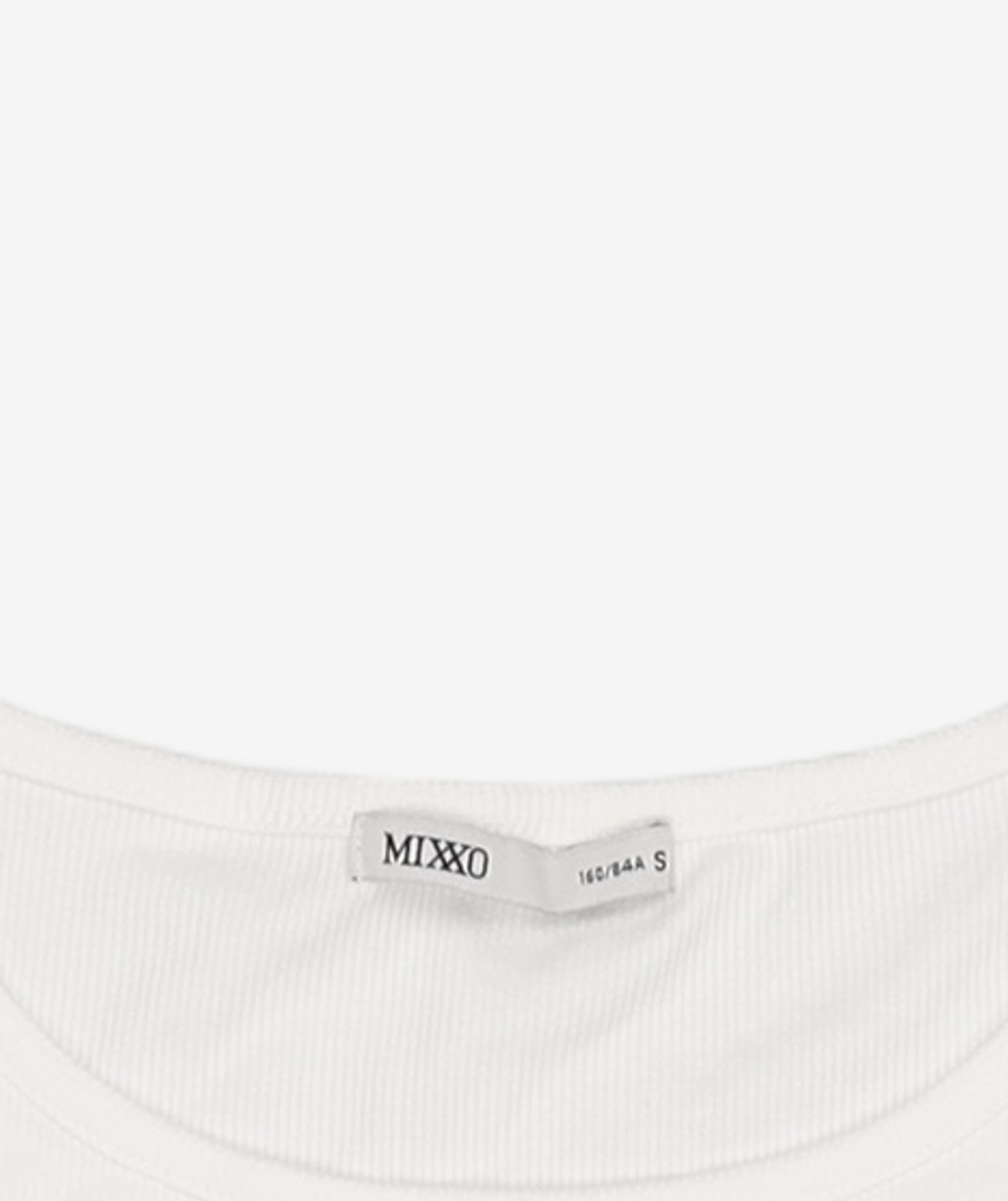 미쏘(MIXXO) 백리본 반팔 티셔츠_MIWHWF761A S