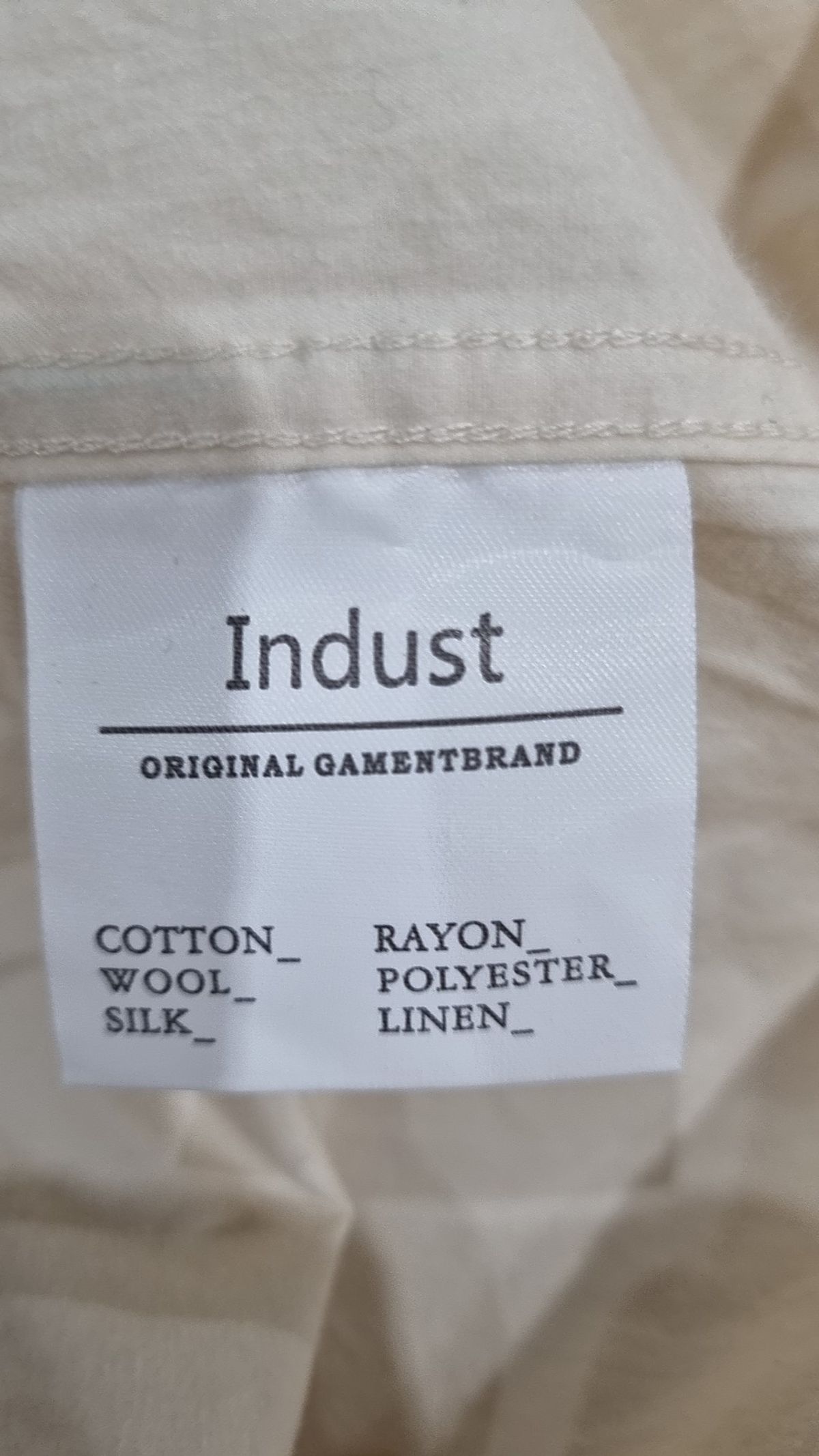 인더스트(INDUST) 캐주얼 셔츠 3XL