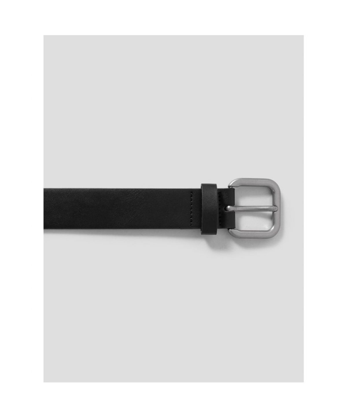 에잇세컨즈(8SECONDS) 30mm 베이직 라운드 스퀘어 벨트  블랙
