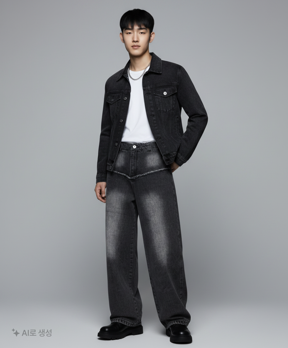 본바트(VONVAT) 청/데님 팬츠 2