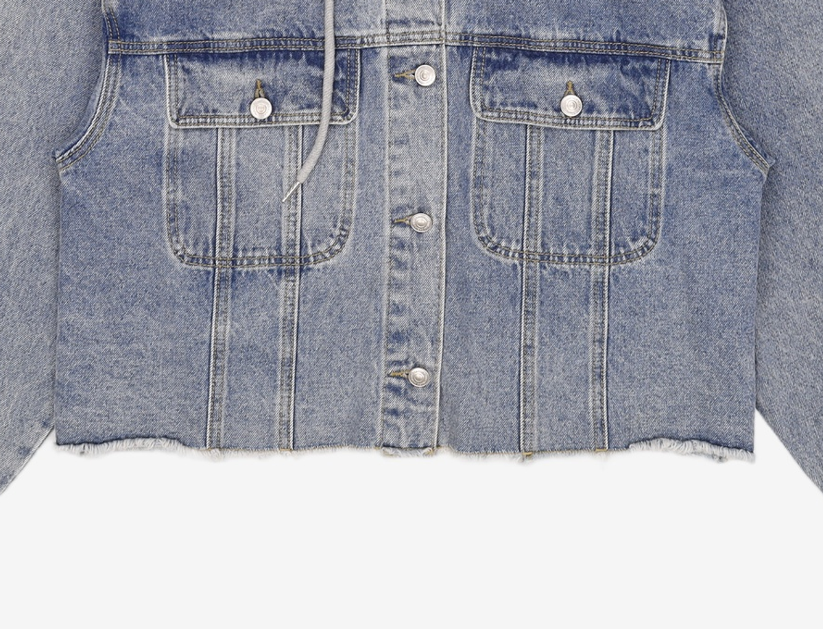 미쏘(MIXXO) 데님/트러커 재킷 L