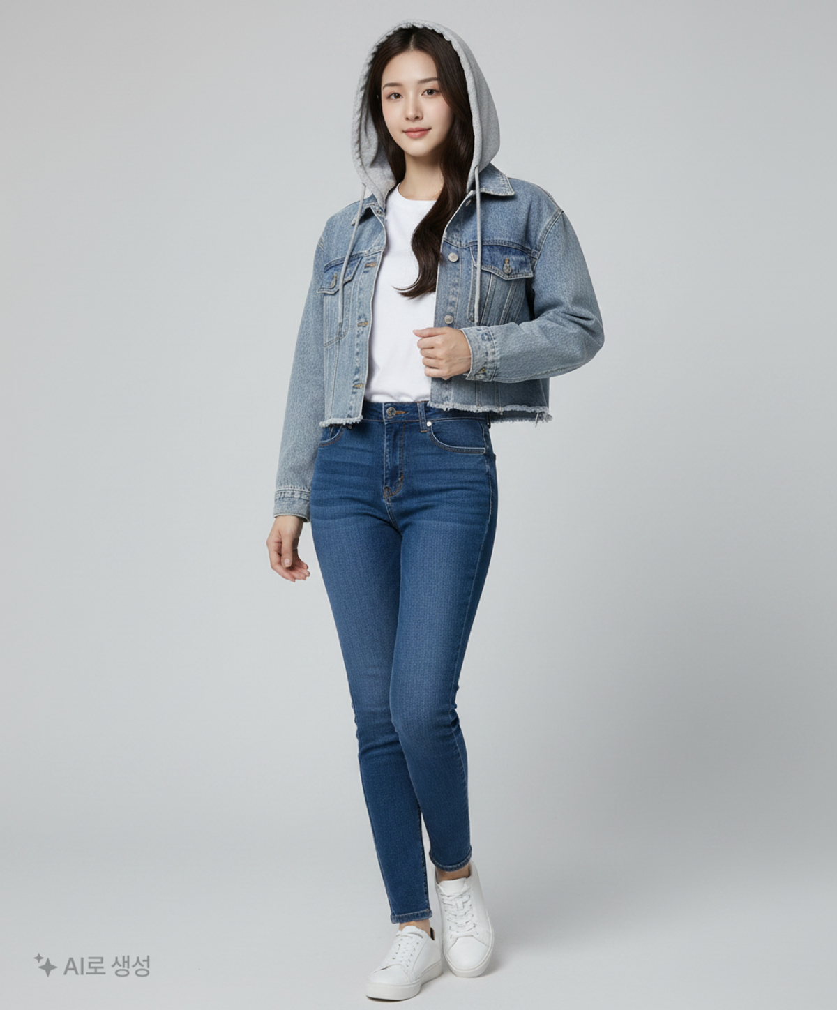 미쏘(MIXXO) 데님/트러커 재킷 L