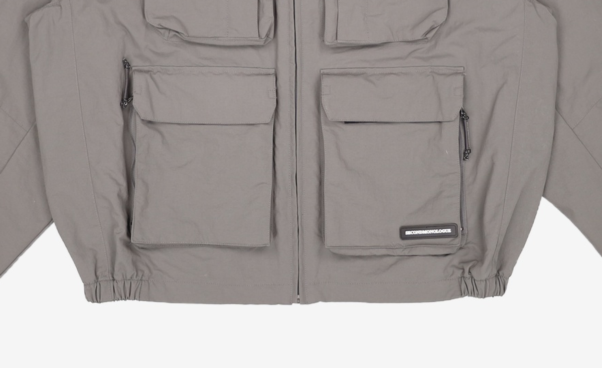 세컨모놀로그(SECONDMONO) 나일론 윈드 필드 자켓 [BEIGE]_COOSJP026BEIGE M