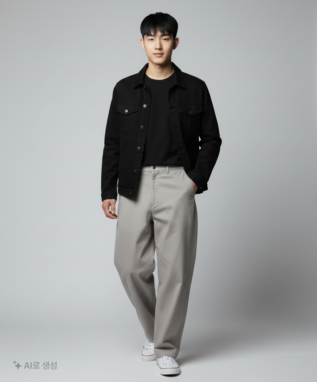 해칭룸(HATCHINGROOM) Curve Chino Pants Grey 3