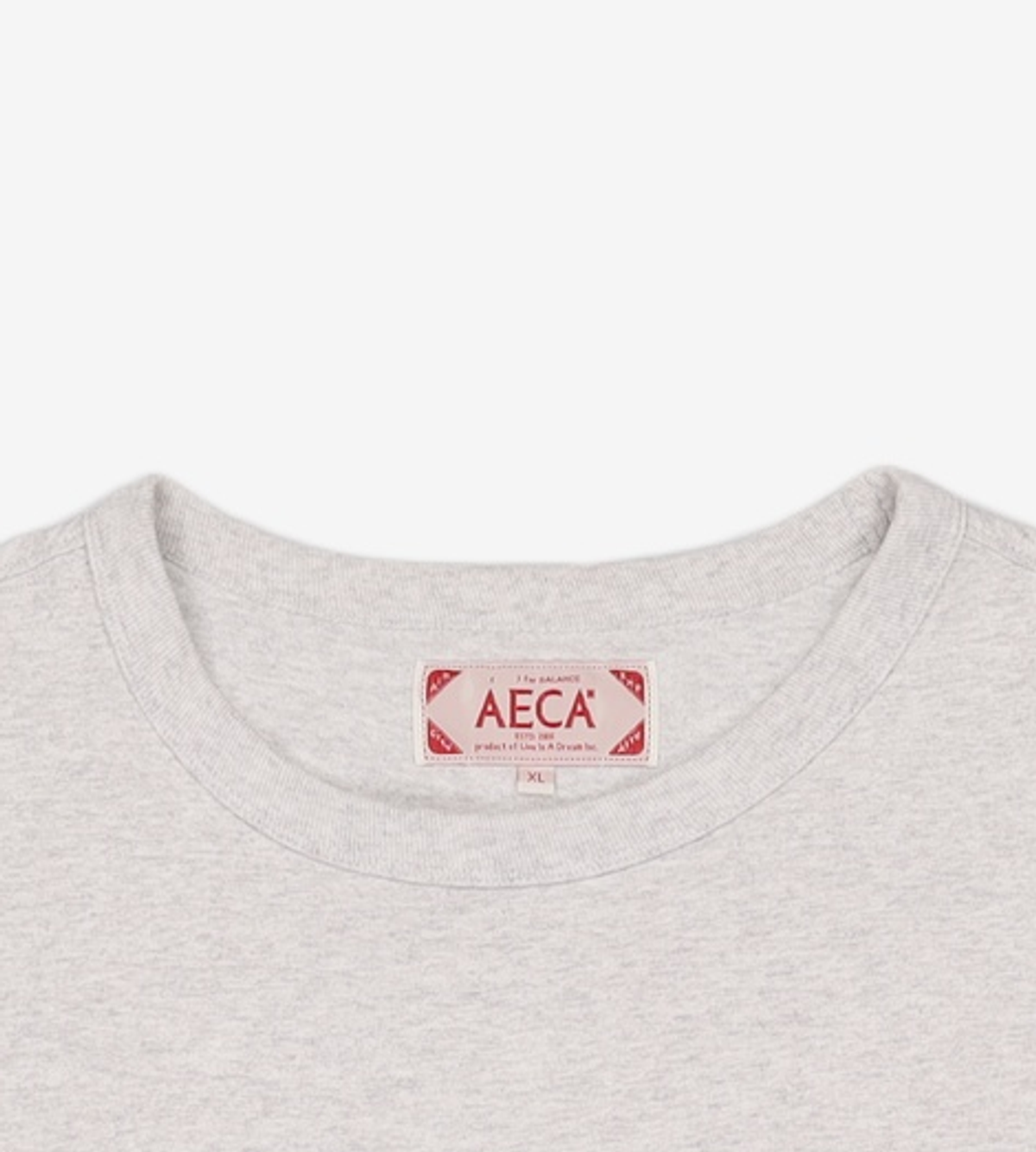 에이카화이트(AECA) 반소매 티셔츠 XL