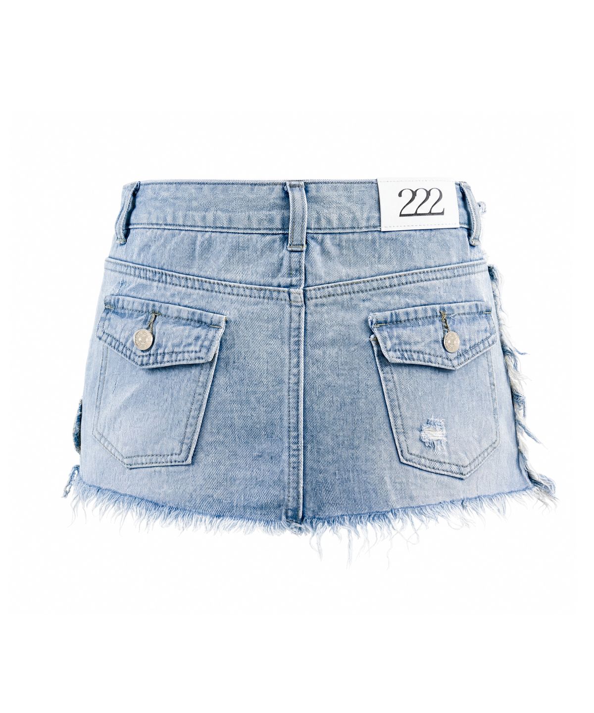 이투둘(222) LAYERED DENIM SKIRT 007
