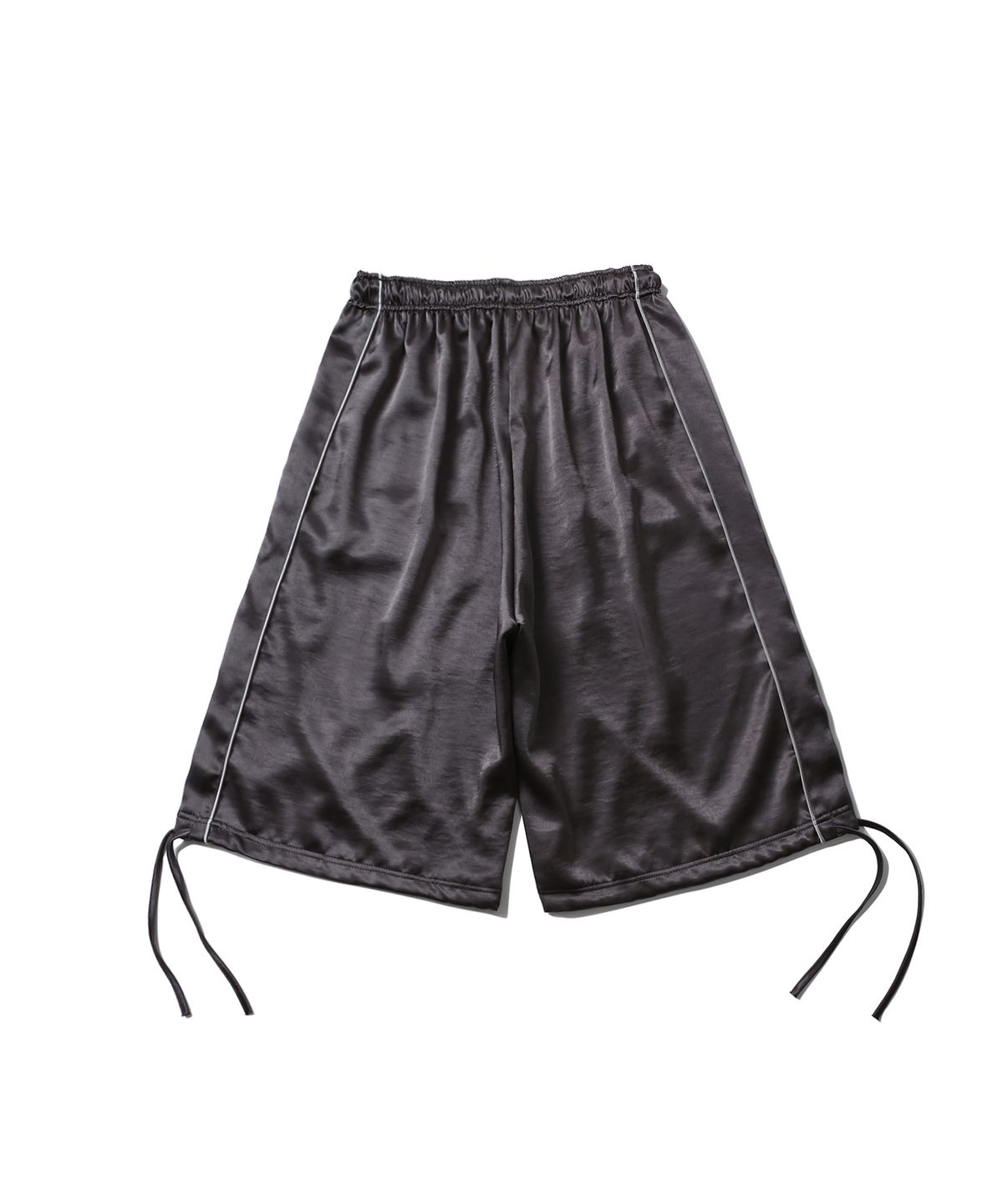 유네(YUNE) Twin Line Cropped Pants_[Charcoal]
