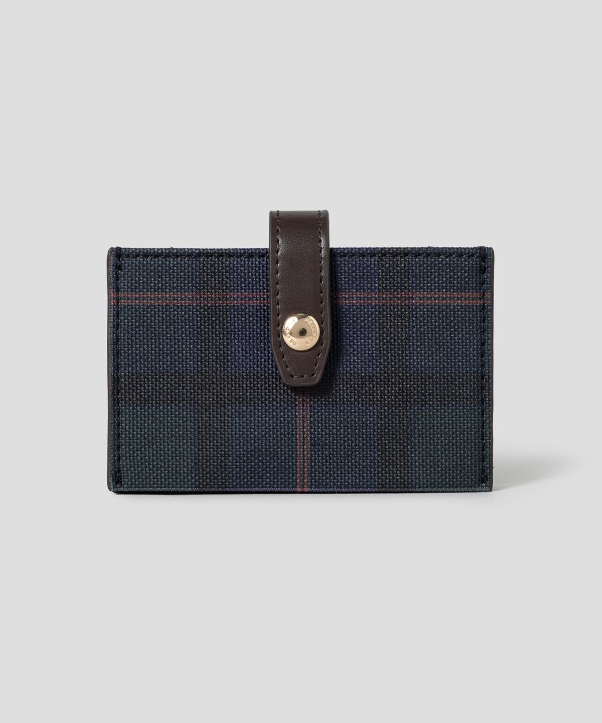 빈폴 액세서리(BEANPOLE ACCESSORY) 체크 아코디언 지갑  그린
