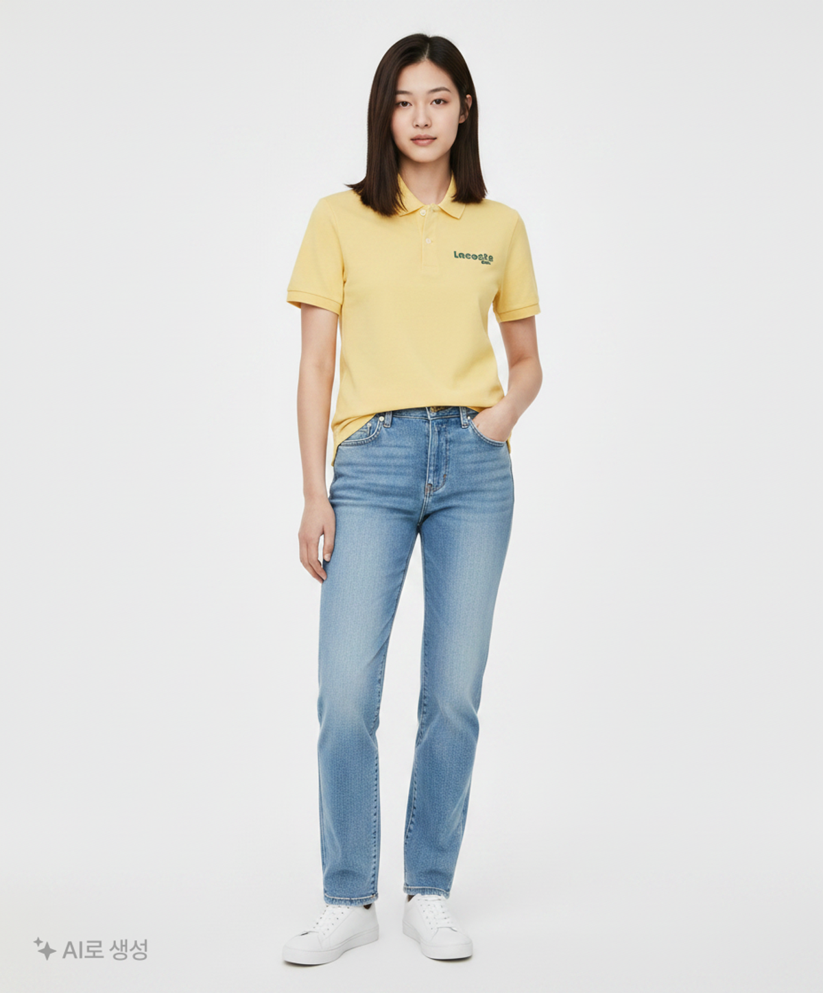 라코스테(LACOSTE) 남성 SUMMER PACK 스몰 레터링 폴로 [옐로우] 4