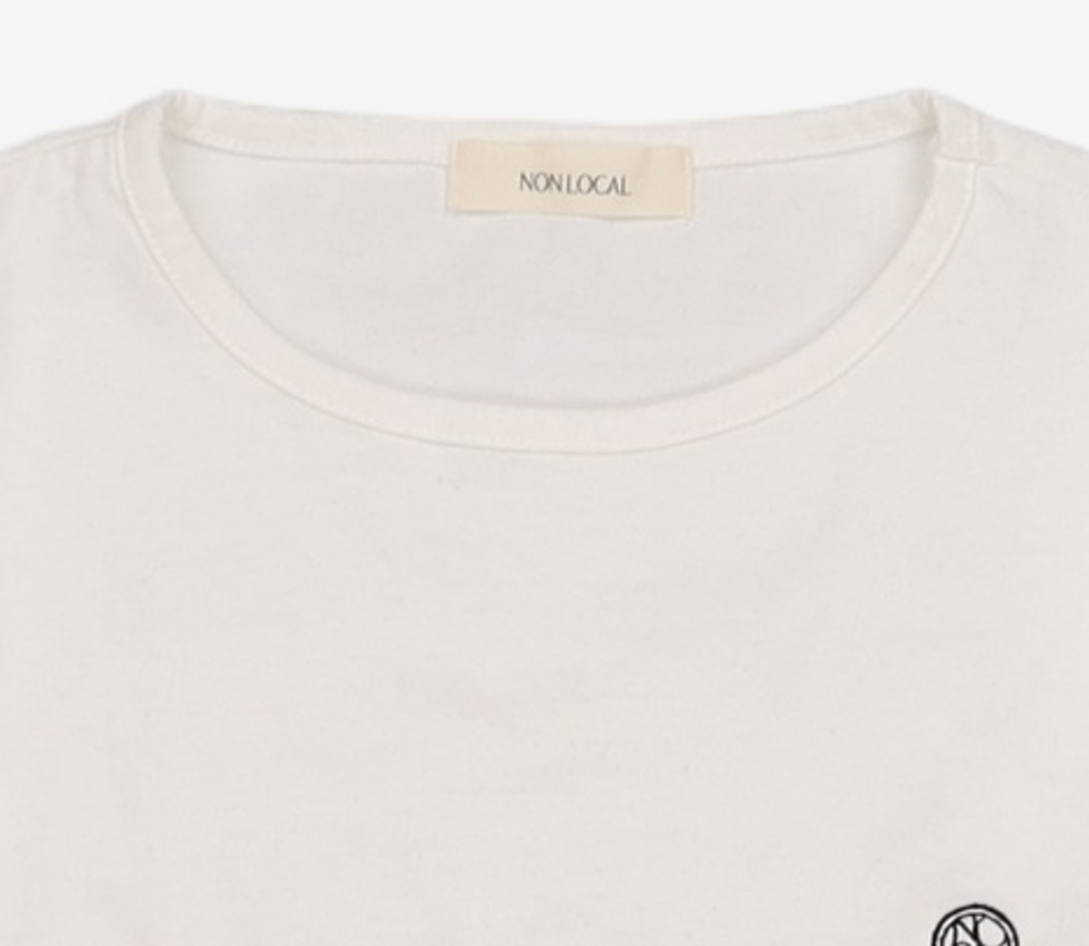 논로컬(NONLOCAL) Volume sleeve Logo T-shirt - 2Color FREE