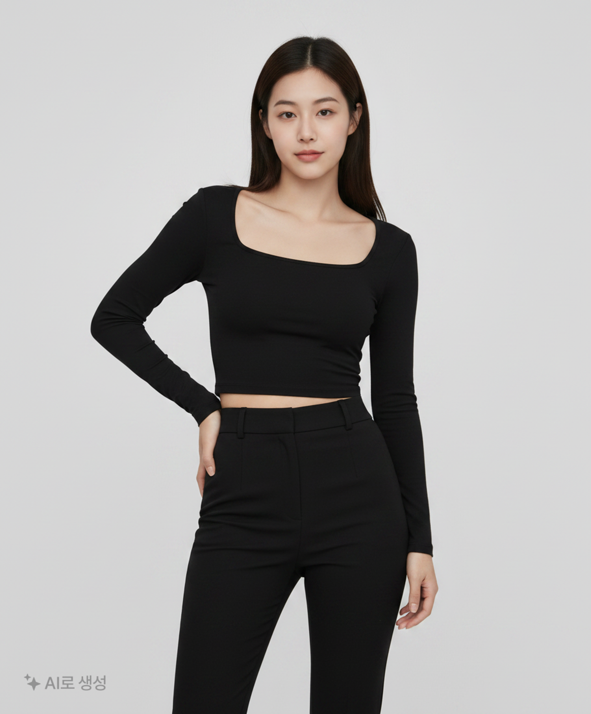 무신사 스탠다드(MUSINSA STANDARD) 긴소매 티셔츠 M