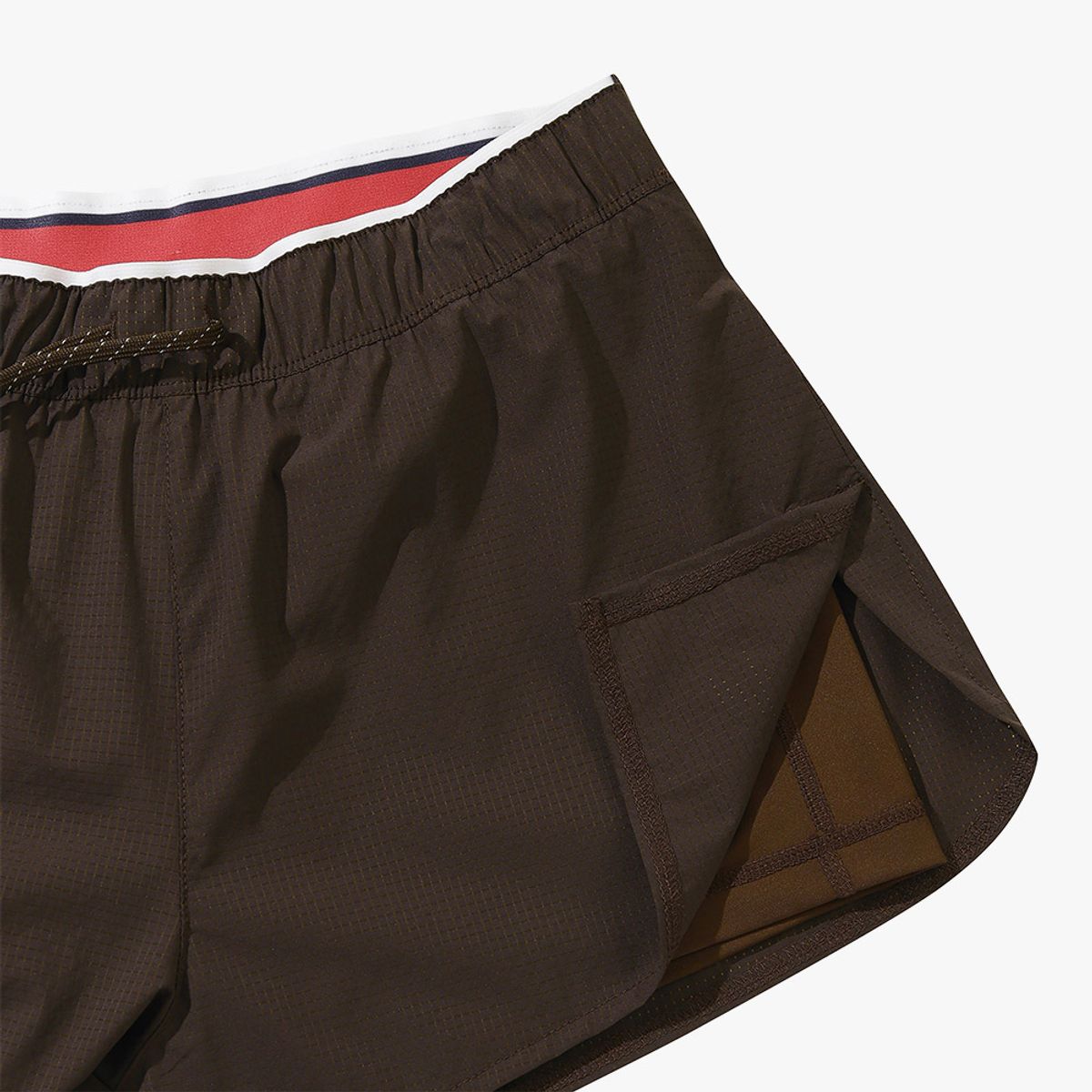 디아도라(diadora) 플루이드 러닝 쇼츠 우먼 BROWN