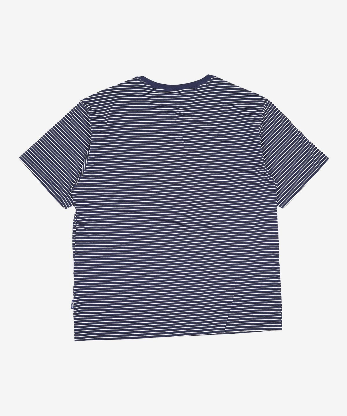 예일(YALE) SMALL ARCH LOGO STRIPE T-SHIRT NAVY M