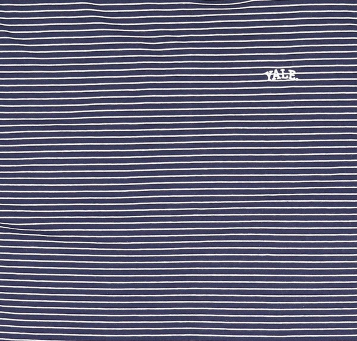 예일(YALE) SMALL ARCH LOGO STRIPE T-SHIRT NAVY M