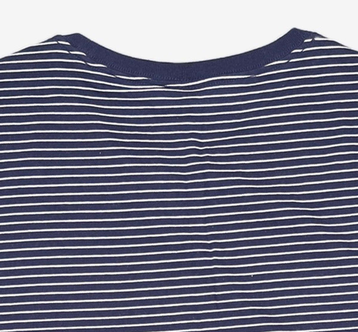 예일(YALE) SMALL ARCH LOGO STRIPE T-SHIRT NAVY M
