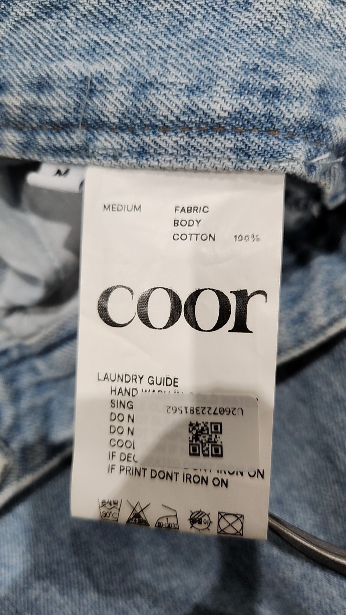 쿠어(COOR) 청/데님 팬츠 M