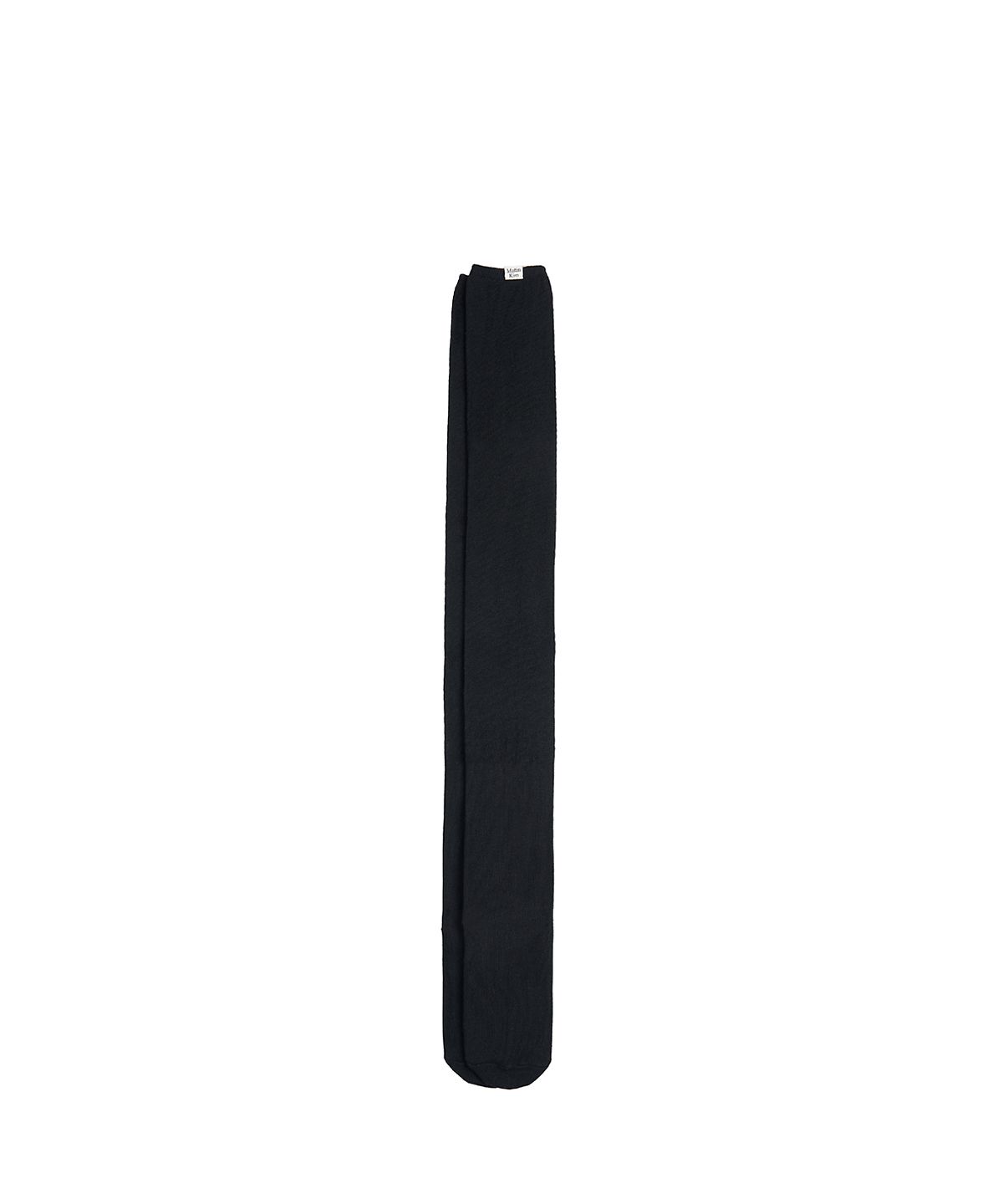 마뗑킴(MATIN KIM) LOOSE-FIT LOGO KNEE SOCKS IN BLACK