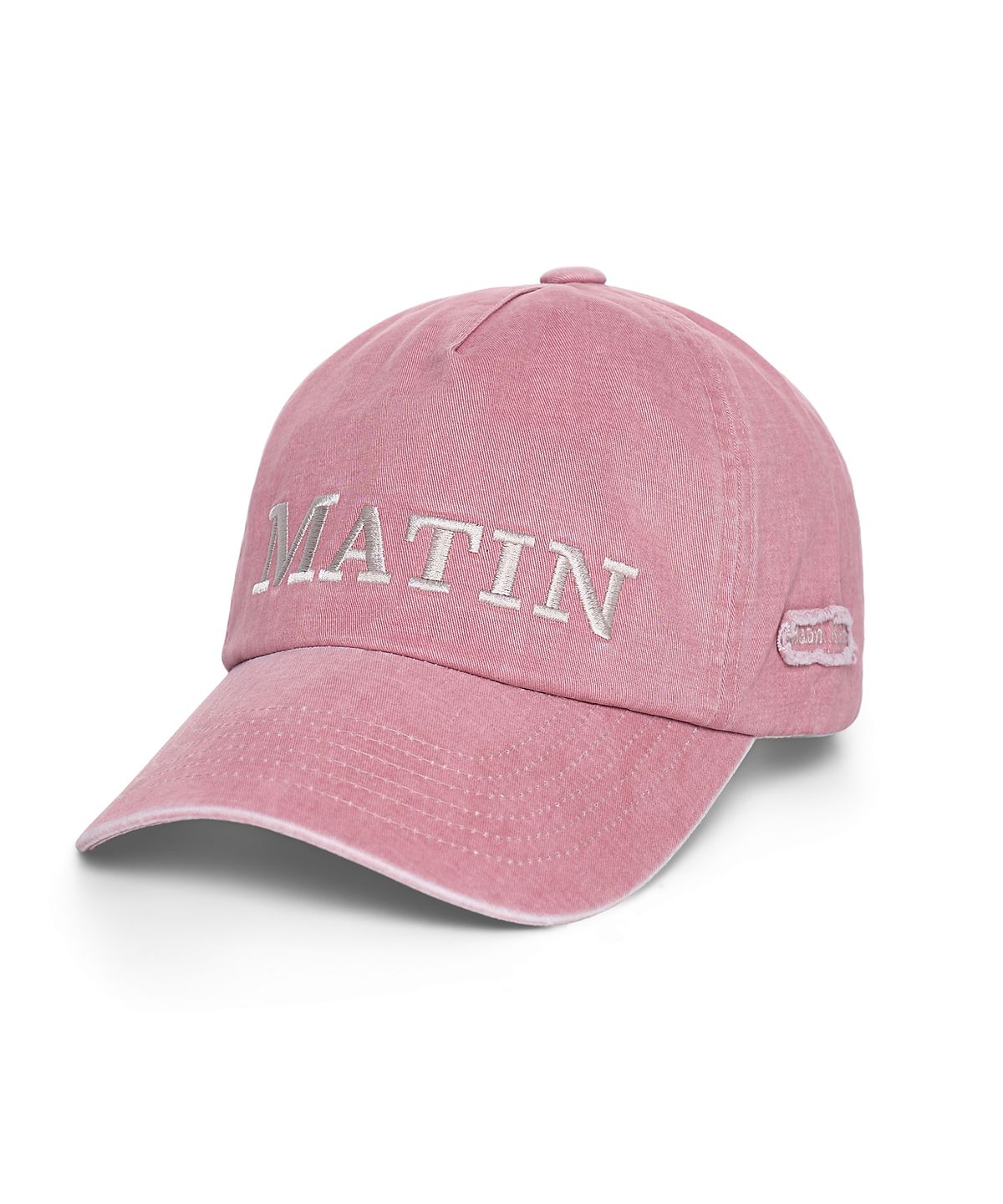 마뗑킴(MATIN KIM) MATIN FLAT CROWN BALL CAP IN PINK