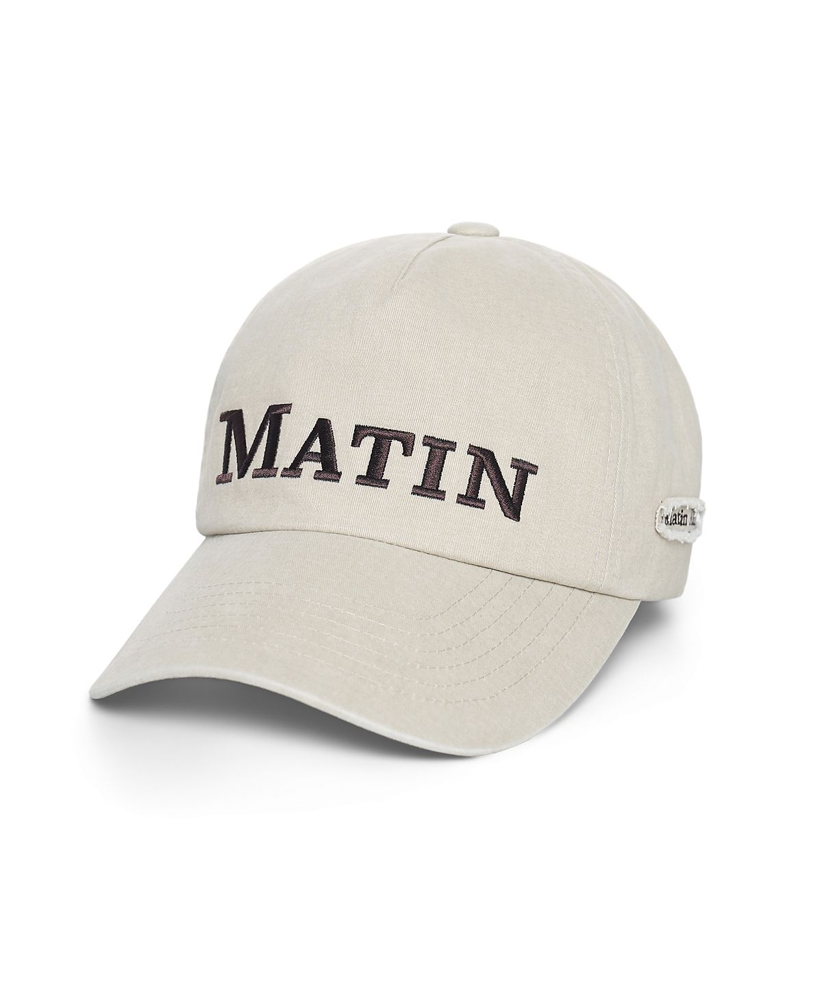 마뗑킴(MATIN KIM) MATIN FLAT CROWN BALL CAP IN BEIGE