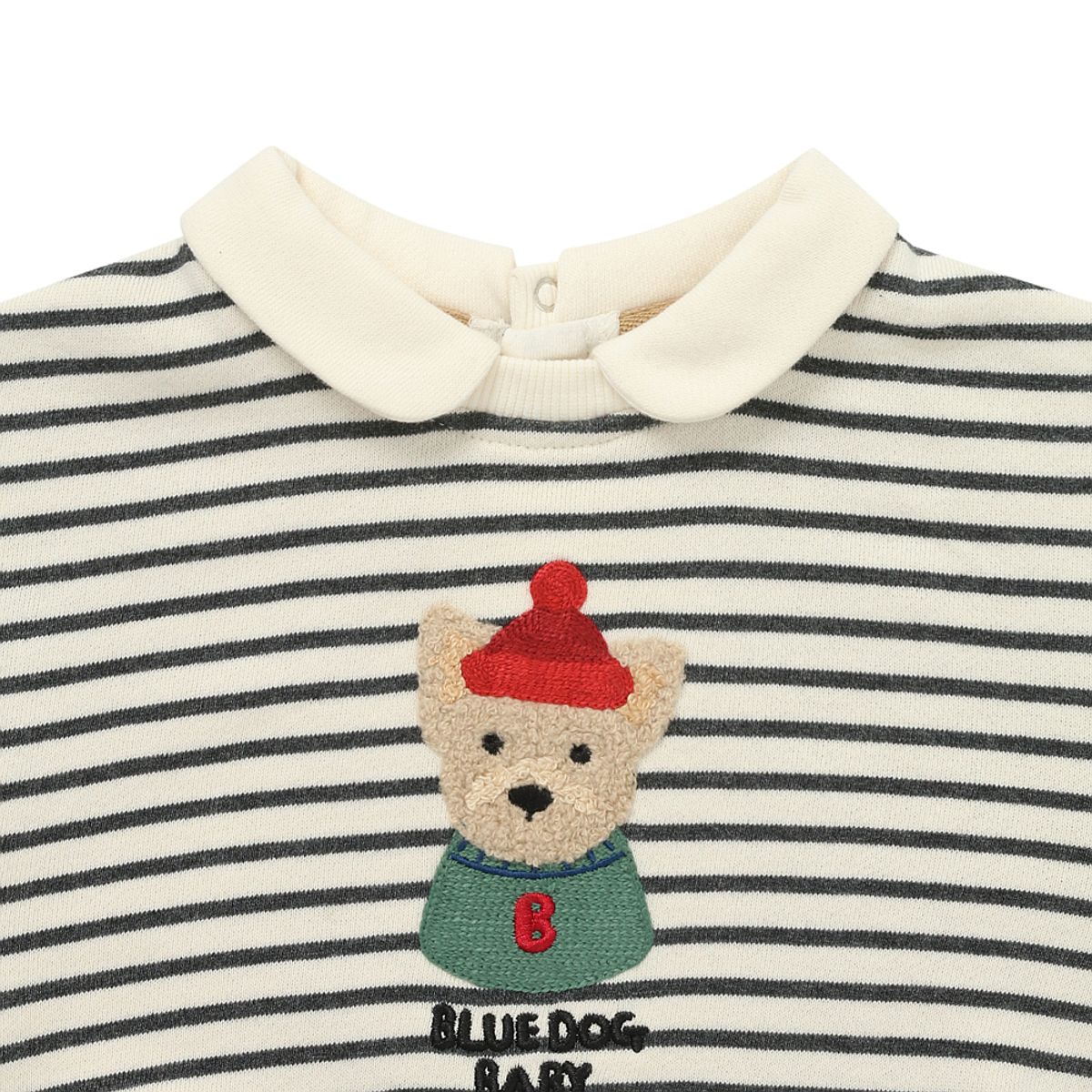 블루독 베이비(BLUEDOGBABY) 도기 STRIPE 상하세트 (45AK3-610-04)