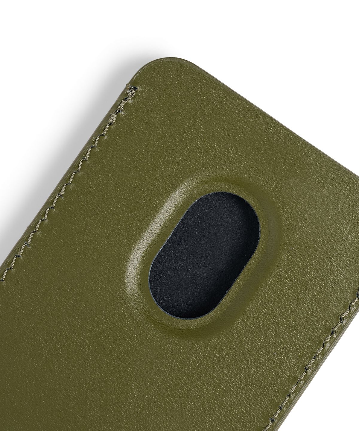 마뗑킴(MATIN KIM) MATIN ALL-OVER LOGO MAGNETIC CARD WALLET IN KHAKI
