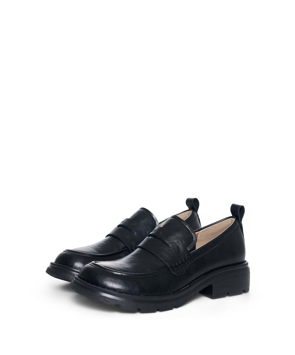 마뗑킴(MATIN KIM) MATIN SLOUCH LOAFER IN BLACK