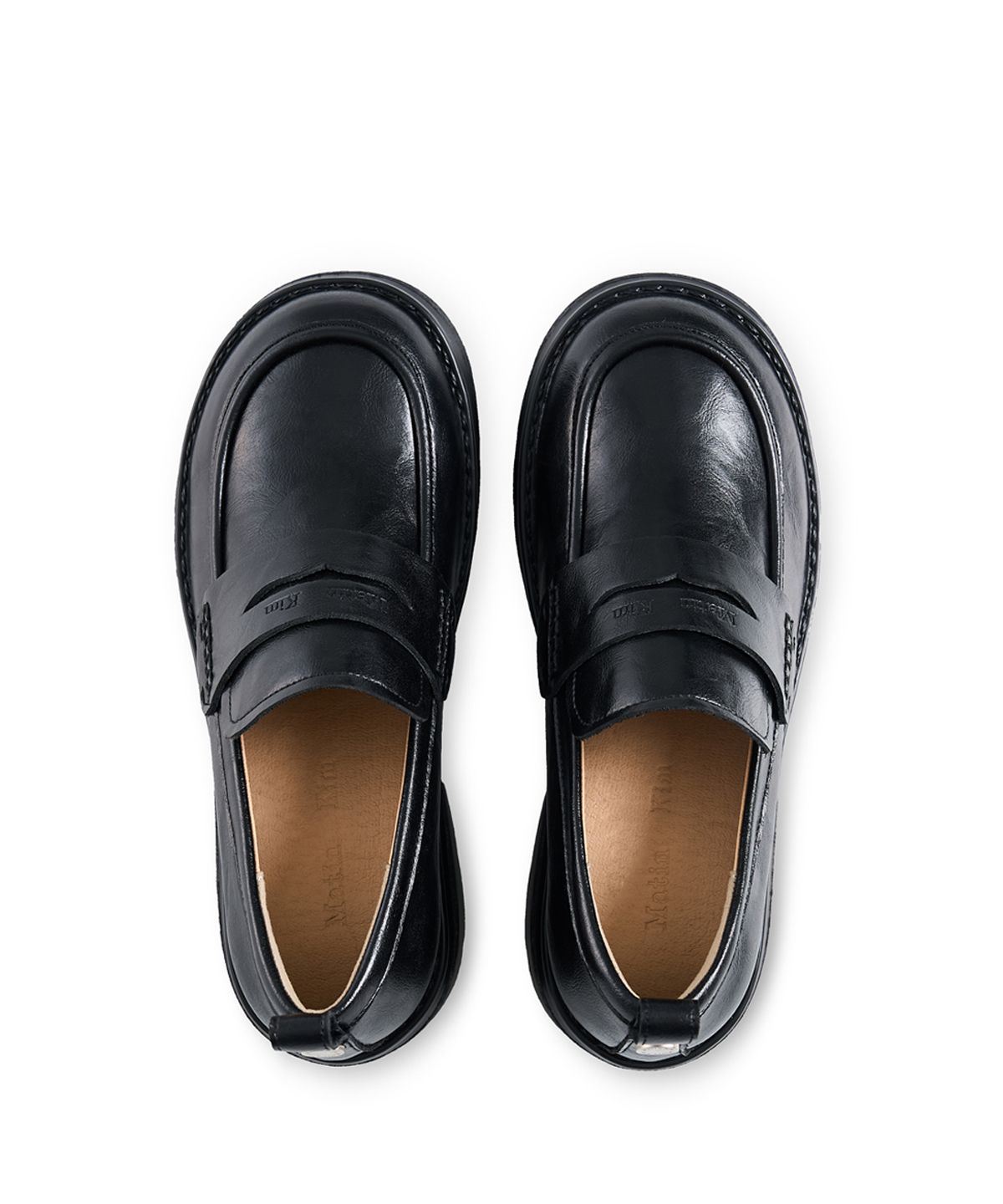 마뗑킴(MATIN KIM) MATIN SLOUCH LOAFER IN BLACK