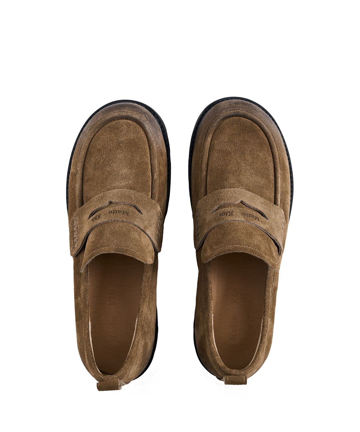 마뗑킴(MATIN KIM) MATIN SLOUCH LOAFER FOR MEN IN KHAKI