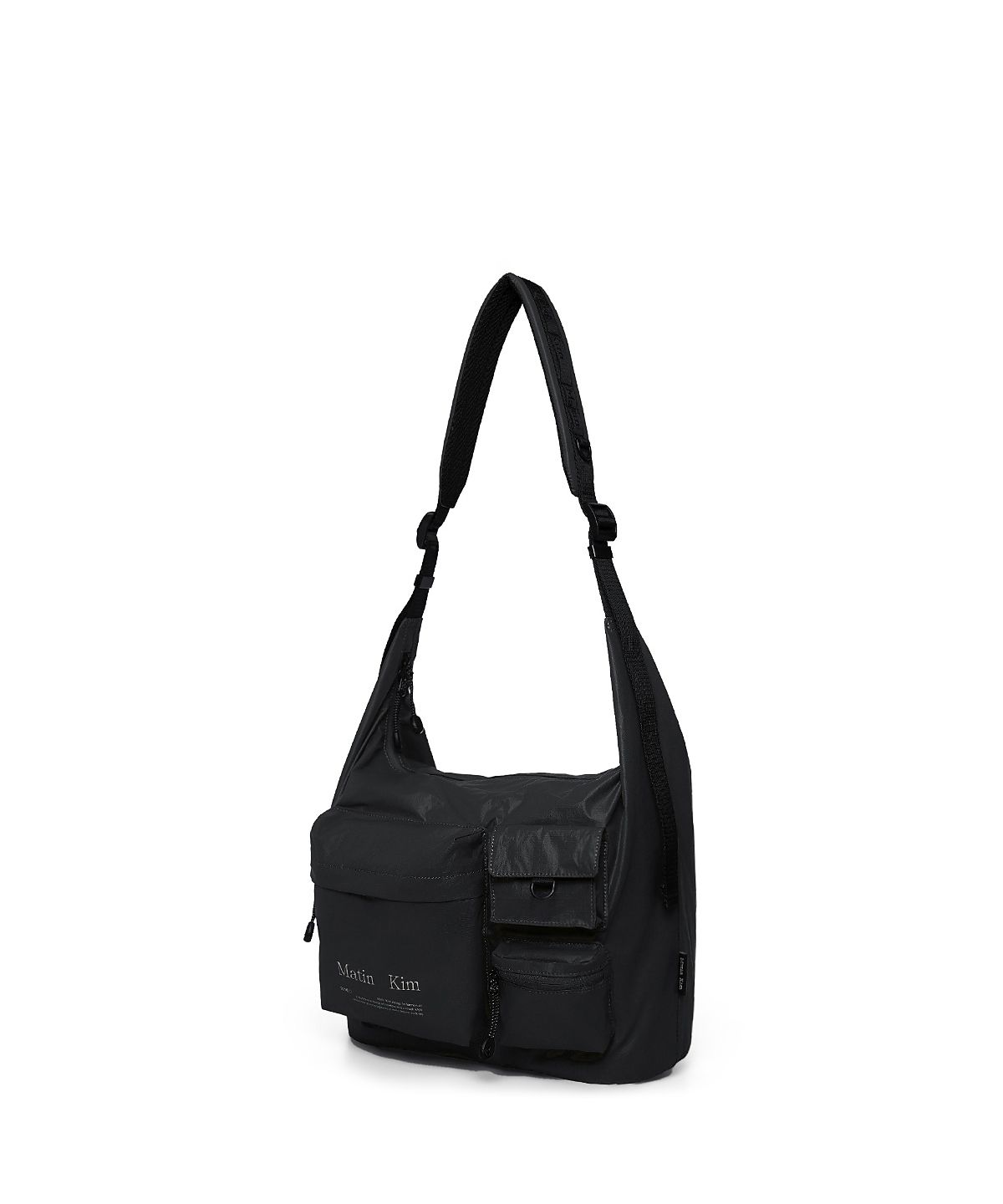 마뗑킴(MATIN KIM) MULTI-POCKET LITE CROSS BAG IN BLACK
