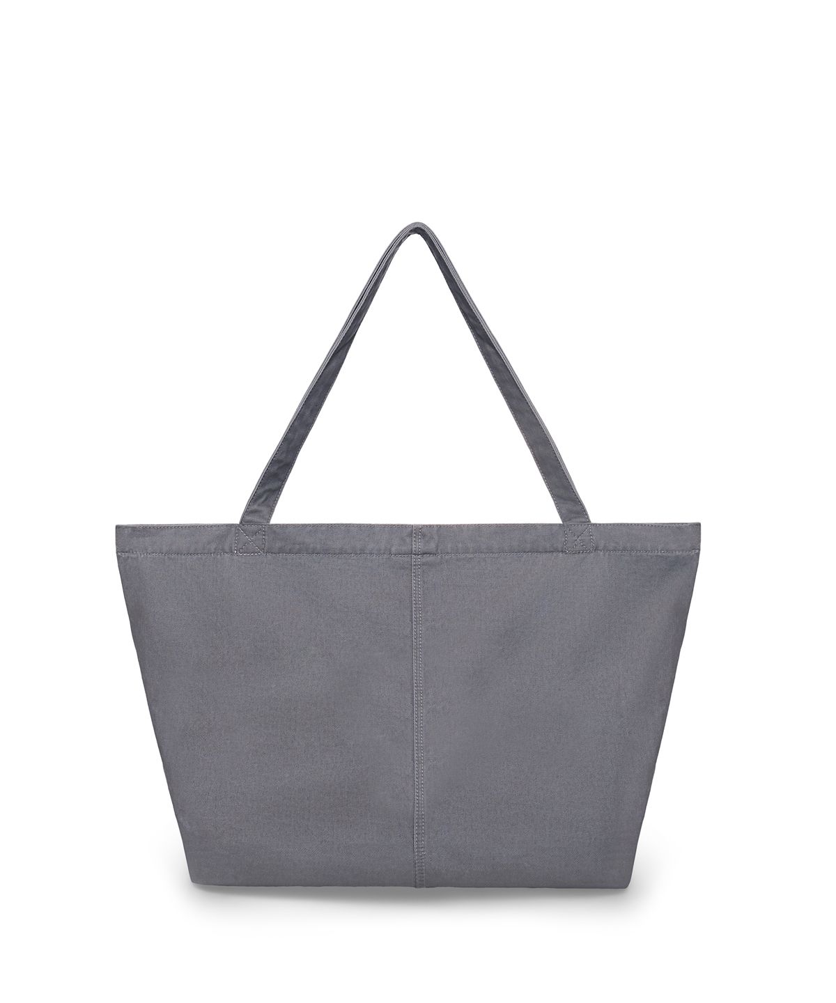 마뗑킴(MATIN KIM) VINTAGE WASHED COTTON SHOULDER BAG IN GREY
