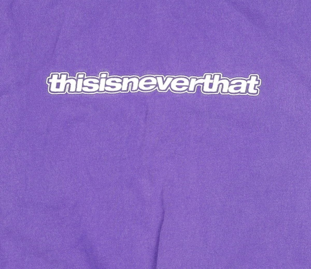 디스이즈네버댓(THISISNEVERTHAT) (SS21) ESP-Logo Crewneck Purple L