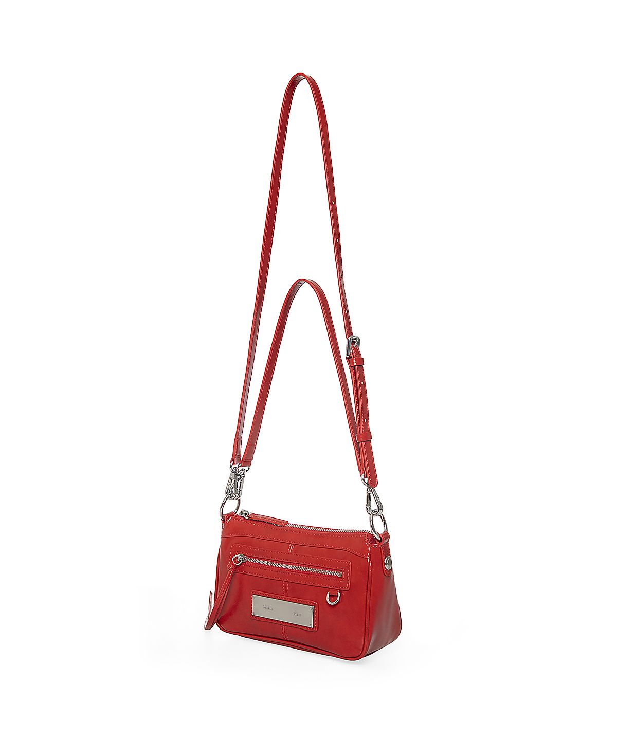 마뗑킴(MATIN KIM) BIKER TWO-WAY MINI BAG IN RED
