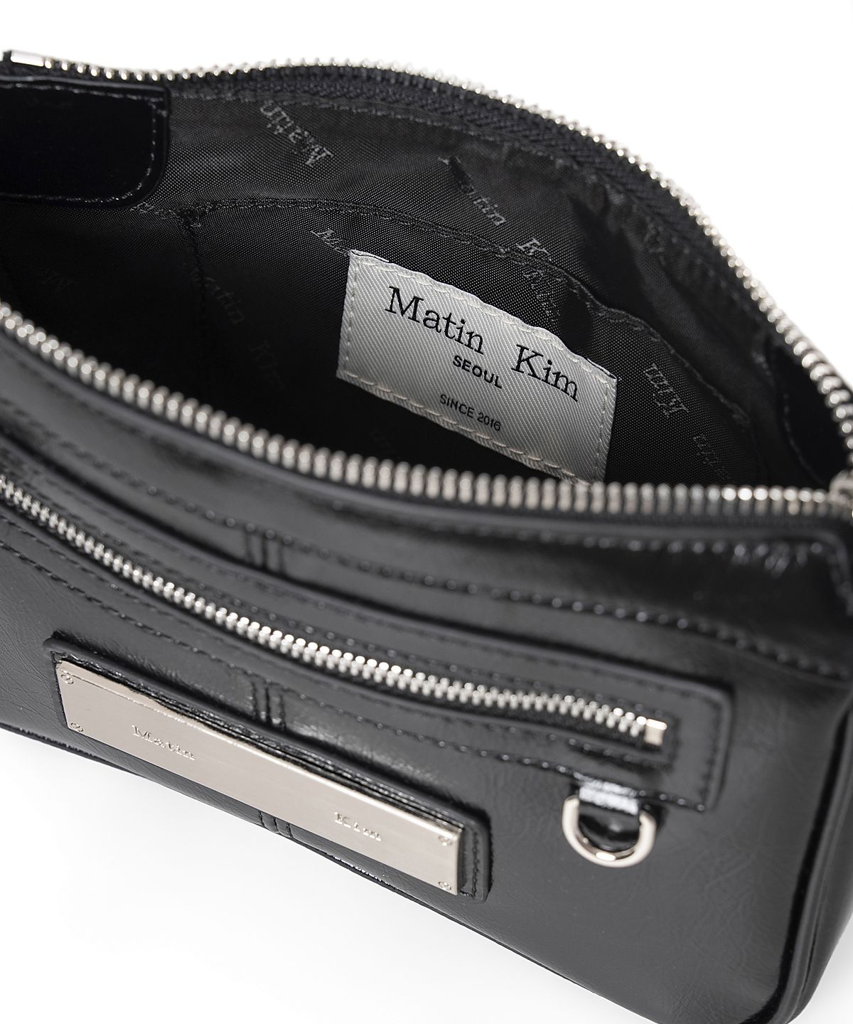마뗑킴(MATIN KIM) BIKER TWO-WAY MINI BAG IN BLACK