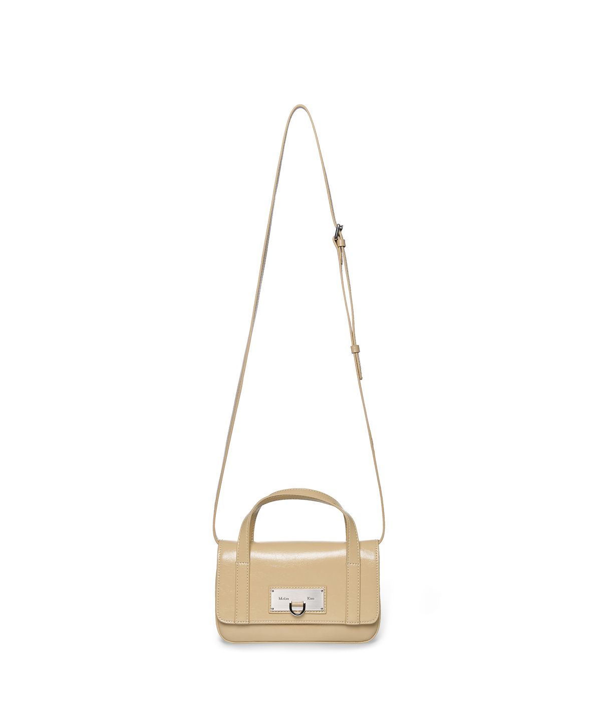마뗑킴(MATIN KIM) MULTI-POCKET MINI CROSS BAG IN LIGHT YELLOW