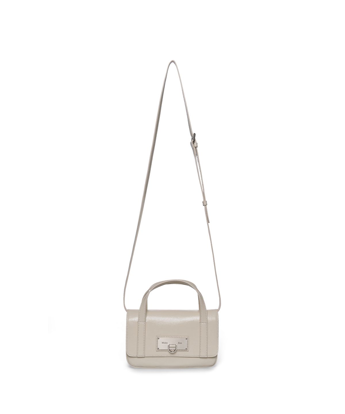 마뗑킴(MATIN KIM) MULTI-POCKET MINI CROSS BAG IN IVORY