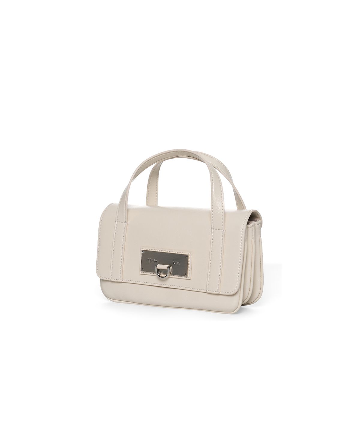마뗑킴(MATIN KIM) MULTI-POCKET MINI CROSS BAG IN IVORY